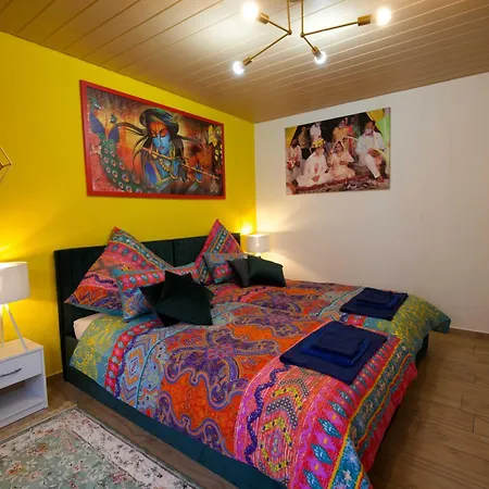 Apartmán Stilvolle 4 Oase Mit Kunst Ruhe 500 Qm Privatgarten Und Highspeed Wlan (adults Only)